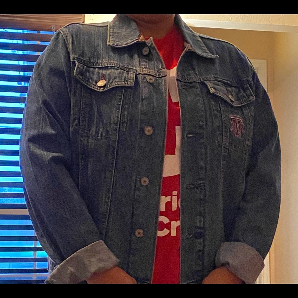 Texas Aggie denim jacket in great condition